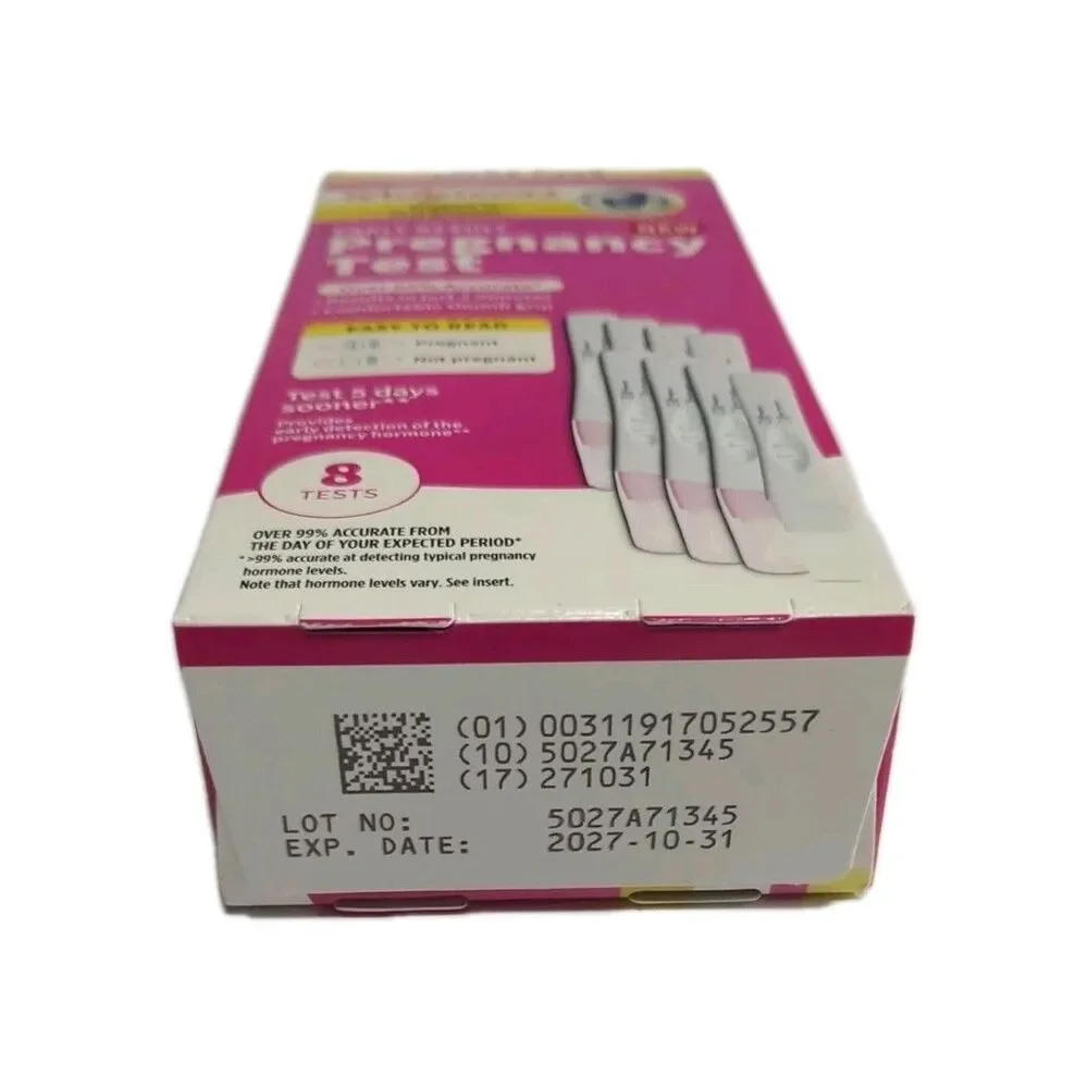 Walgreens Early Result Pregnancy Test Box - 8 Tests- NEW Sealed- Exp 10/2027